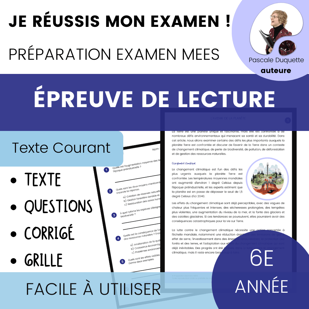 Texte Courant : 6e année